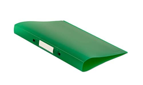 Image of Q-Connect 2 Ring Binder Frosted A4 Green (25mm capacity and has a spine label)