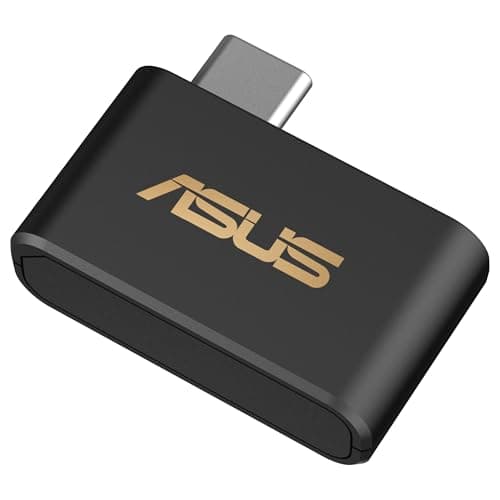 Image of ASUS USB-BE93 Mini Mini WiFi 7 BE6500 Triple Band USB Adapter, 6GHz Band, 4096-QAM Compatible, Plug and Play, USB 3.0 Type-C, Compatible with Windows 10 and 11