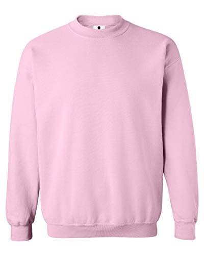 Image of Club Plain Sweatshirts Sweater Jumper Top Unisex Mens Ladies Crewneck Baby Pink