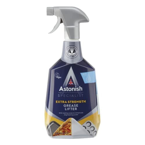 Image of Astonish Specialist Extra Strength Grease Lifter Spray, for De-Greasing Surfaces and Kitchen Appliances, Fast Acting Strong Formula, Contains Baking Soda, 750ml
