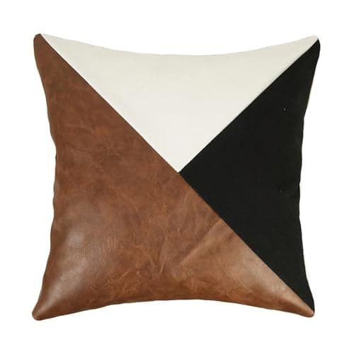 Image of CQAHDSEVF Throw Pillow Cases, Cushion Covers 2Pcs Triangle Splicing Multicolor 45x45cm Sofa Pillow Bay Window Decoration(Colors03)
