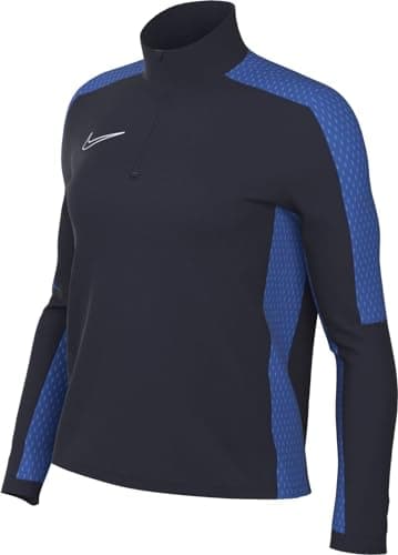 Image of NIKE DR1354-451 W NK DF ACD23 DRIL TOP Jacket Women's OBSIDIAN/ROYAL BLUE/WHITE Size M
