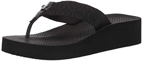 Image of Calvin Klein Women's Meena Flip-Flop, Black962, 3 UK