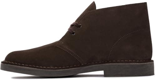Image of Clarks Desert Bt Evo Mens Dark Brown Suede, 8