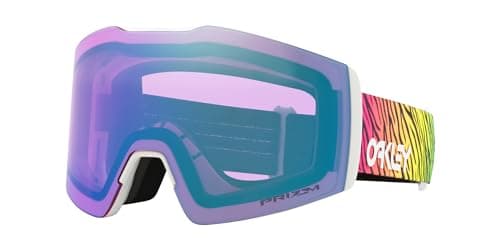 Image of Oakley Fall Line Ice Iridium Snow Goggles, Medium, White
