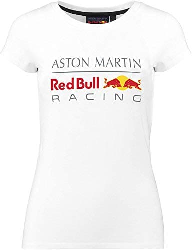 Image of Aston Martin Sponsor F1 Racing Formula Team RB Women's Logo T-Shirt - White - XL, white, XL