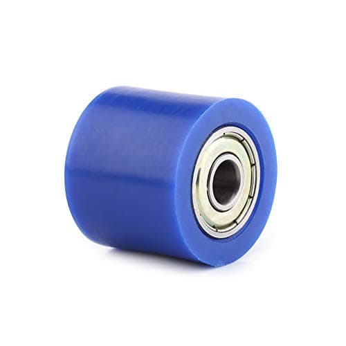 Image of Yinhing 420 Chain Roller Chain Roller for 10mm Pulley Slider Tensioner Wheel for Motorcycle and Street Bikes (Blue 10mm)
