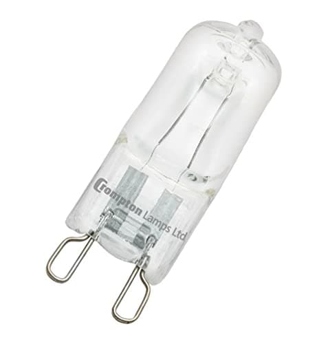 Image of Crompton Lamps Halogen G9 Capsule 33W Dimmable Warm White Clear Energy Saver