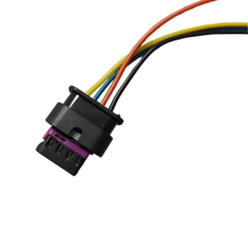 Image of 4 Pins Mass Air Flow Sensor Meter Connector Wiring MAF Plug Harness Compatible with BMW MERCEDES-BENZ AUDI VW MINI CITROEN PEUGEOT 04010033
