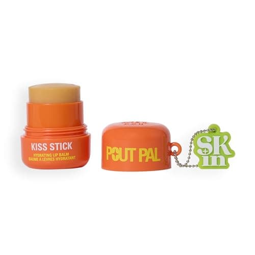 Image of Revolution Skincare Pout Pal Kiss Stick, Hydrating Lip Balm with Shea Butter, Squalane & Vitamin E, Vegan & Cruelty Free, Mango, 9g