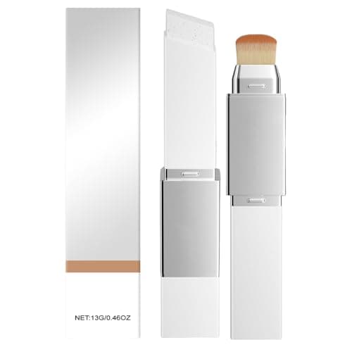 Image of Color Changing Foundation Stick, 2026 New Concealer Stick, Primer Makeup, Natural Face Makeup For All Skin Types, Korean Korean Makeup White Cover Cream Stick With Brush (2, Natural)