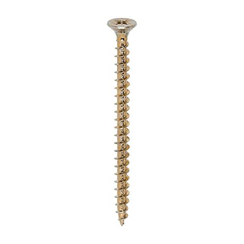Image of TIMCO Solo Chipboard & Woodscrews - PZ - Double Countersunk - Gold - 5.0 x 70 - Box of 200