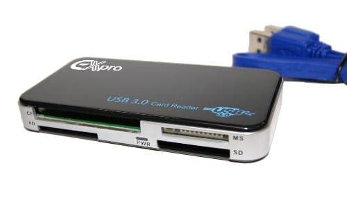 Image of Ex-Pro® External Superspeed T5R 3.0 5Gbps - All-in-One - Multi Card Reader [SD, SDHC, Compact Flash, CF Micro SD, MCC, RS-MMC, Trans Flash, M2, MS Duo Memory Stick, XD Picture Card]