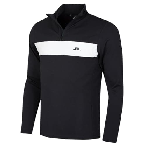 Image of J.Lindeberg Mens J Lindeberg Bran Mid Layer Sweater - JL Navy - L