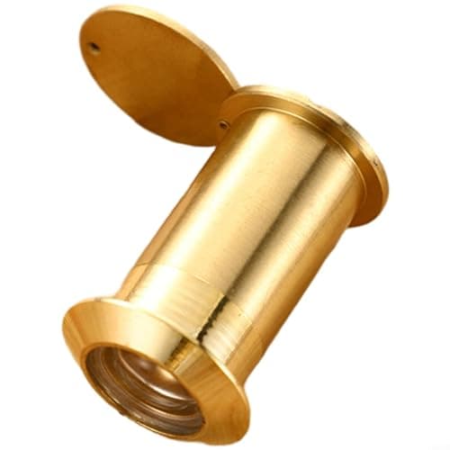 Image of Entgoinggo Door Viewer, Brass Security Spy-Hole Security Peephole With 220-Degree Wide-Angle HD Optical Lens, Anti-Peeping Rear Cover(24mm45-75mm)