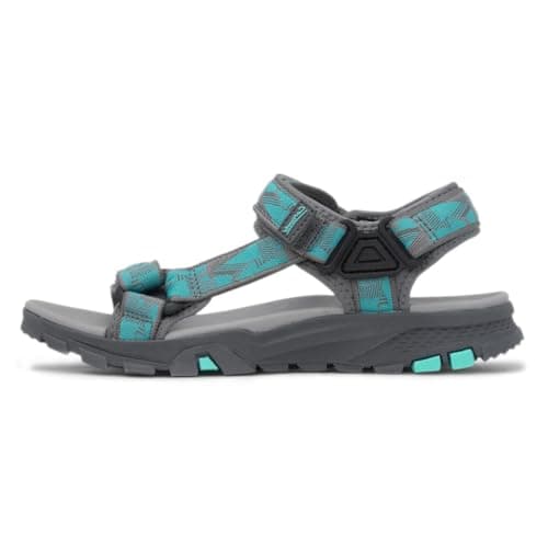 Image of Cotswold Stanton Womens Grey & Blue Sandal - Size 6 - Grey