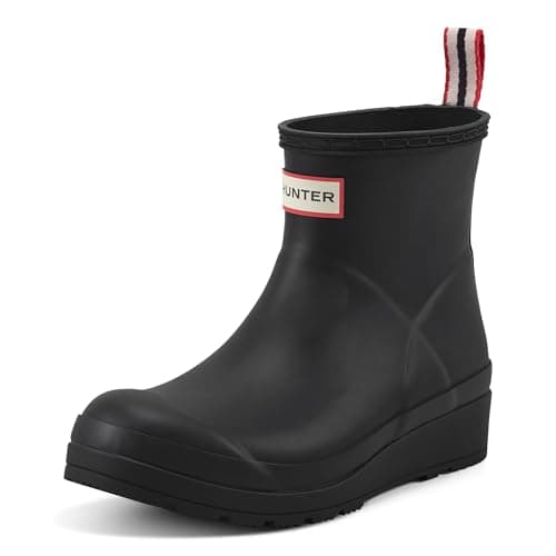 Image of Hunter Kids Original Classic Junior Wellington Rain Boots Black C4 (21)