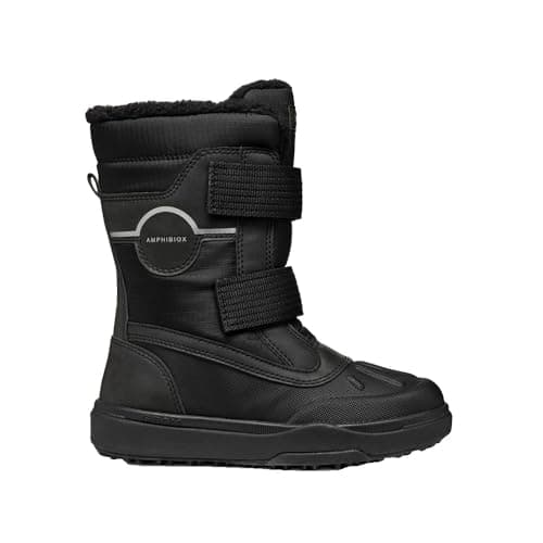 Image of Geox J BUNSHEE PG BOY B A, Snow Boot, Black,