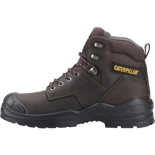 Image of Caterpillar Male Zues Safety Boot, Brown, 8 UK size