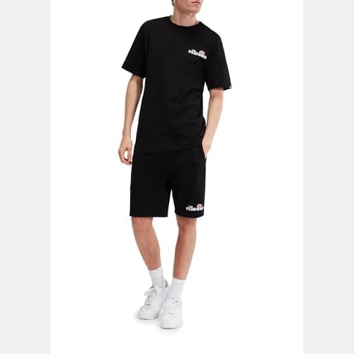 Image of Ellesse Men's Voodoo T Shirt, Black (Black), XXL UK