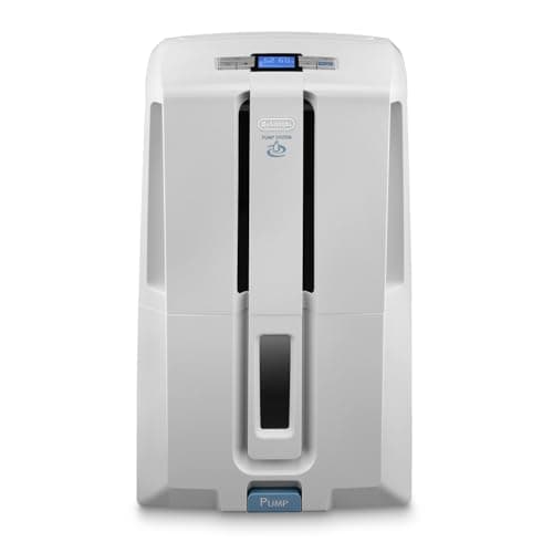 Image of De'Longhi Tasciugo AriaDry - High Capacity Dehumidifier for Home, Absorbs Moisture 30L/Day, Clothes Dryer, Anti-Mold, Drain Pump 5m, Low Noise Level, Digital Buttons, Timer, White (DD230P)