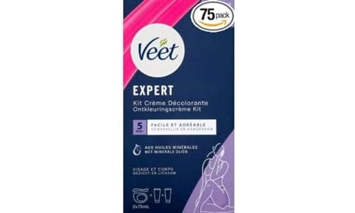 Image of Veet Hair Lightening Cream for Face and Body - 2 Bottles of 75 ml