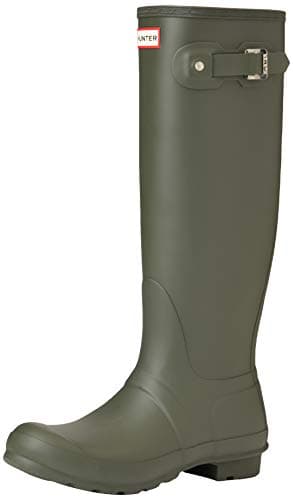 Image of Hunter Women High Wellington Boots, Green (Dark Green/Dov), 38 EU (5 UK)