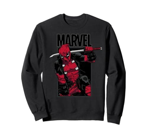 Image of Marvel Deadpool Sword Sweatshirt
