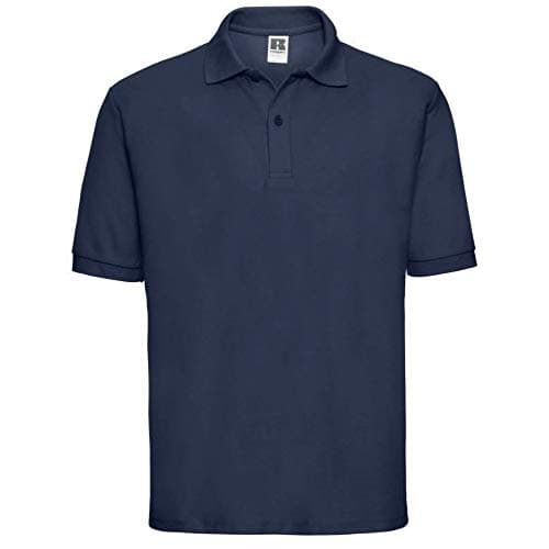 Image of Russell Mens Classic Short Sleeve Polycotton Polo Shirt (4XL) (French Navy)