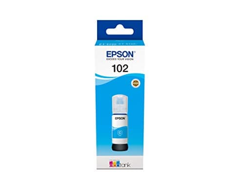 Image of Epson 102 Cyan ECOTANK Ink Bottle - 70 ml