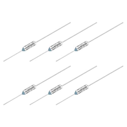 Image of sourcing map 6Pcs Metal Temperature Thermal Fuse RY192 192 °C 377.6 °F 15A 250V Cutoff Thermal Fuse for Motor Transformer Electric Industrial Home Appliance