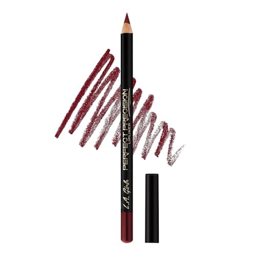 Image of L.A. Girl PERFECT PRECISION LIPLINER, Deep Red GP721 - Rich Colour Lip Pencil for Defining, Lining and Shaping Lips - Smooth, Long-Lasting, Easy to Apply