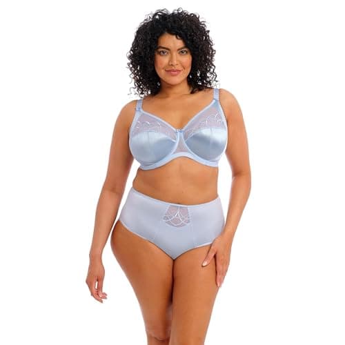 Image of Elomi Women's Plus Size Cate Embroidered Full Coverage Brief, Alaska, 3XL Plus