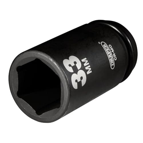 Image of Draper 11899 3/4" Square Drive Hi-Torq 6 Point Deep Impact Socket, 33 mm Size , Blue