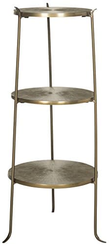 Image of Safavieh Home Collection Elda Brass Side Table, Bronze