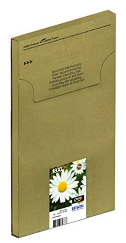 Image of Epson 18XL Daisy High Yield Genuine Multipack, Eco-Friendly Packaging, 4-colours Ink Cartridges, Claria Home Ink