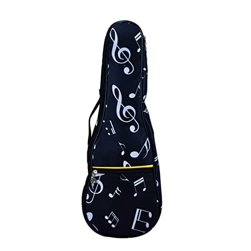 Image of Ukulele bag 23 Inch Waterproof Durable Padded Case with Adjustable Straps - Black