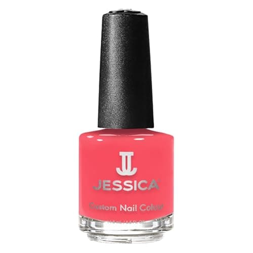 Image of JESSICA Custom Colour Nail Polish | Award-Winning Formula | Strengthening Polish, Long Lasting Nail Varnish | Chip-Resistant & Hard-Wearing for Salon-Quality Finish | Raspberry | 14.8ml