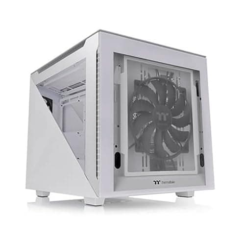 Image of Thermaltake Divider 200 TG Snow | Micro-ATX-PC-Gehäuse | 3 x gehärtetes 3mm Glasseitenteil | weiß