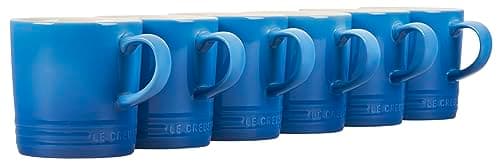 Image of Le Creuset Stoneware Set of 6 London Mugs, 12 oz. Each, Marseille