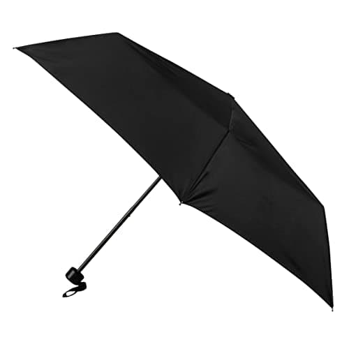 Image of Isotoner totes Eco Supermini Plain Eco-Brella Black