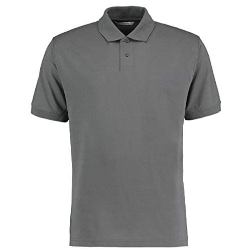 Image of Kustom Kit Mens Regular Fit Workforce Pique Polo Shirt (3XL) (Dark Grey Marl)