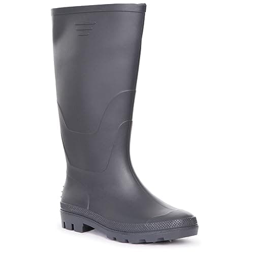 Image of Trespass Mens Welly Boots Wellington Boots Knee Length Wellies Outdoor Snow Rain Muck Mud Festival Shoes Beck