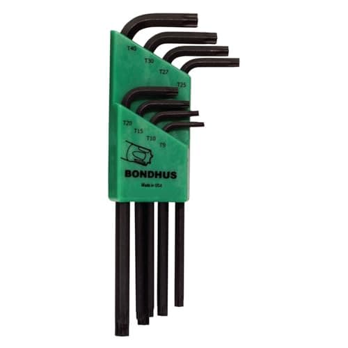 Image of Bondhus, TRTL8 Tamper Proof TORX Key Set TR9-TR40, 32434