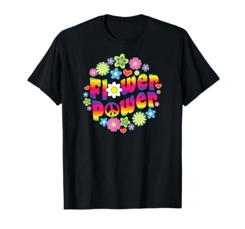 Image of Flower Power 70's Tshirt T-Shirt
