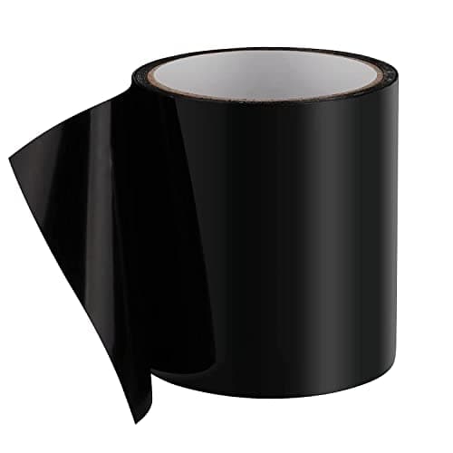 Image of LLPT Waterproof Patch Seal Tape | 100MM*3M*0.5MM | Black | Instant Sealing | for Boats Hoses Pipes Gutters Pool Liners Coaxial Antenna and Electrical Cables (BS403BK)