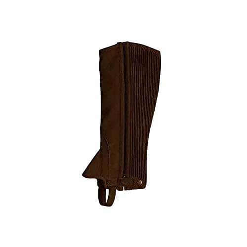 Image of Dublin Easycare Adults Half Chaps: Brown: X Large