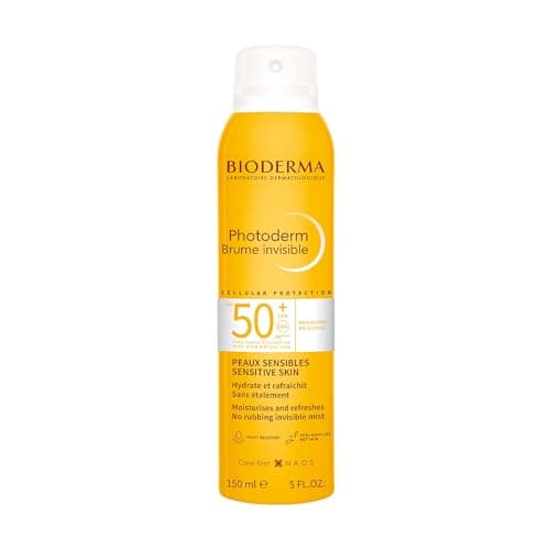 Image of Bioderma Photoderm MAX Invisible Mist Sunscreen Spray SPF 50+ Moisturising Face & Body Sunscreen Mist for Sensitive Skin 150ml