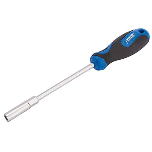 Image of Draper 63499 Soft Grip Nut Spinner, 8 mm Size , Blue