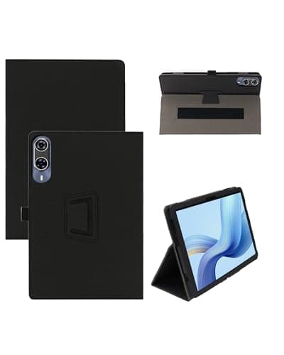 Image of Case for SVITOO P1300/P300 13-Inch Tablet - PU Leather Flip Cover with Foldable Stand, Drop-Resistant and Scratch-Resistant,Black